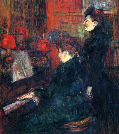 The Singing Lesson (The Teacher, Mlle Dihau, with Mme Faveraud): 1898
