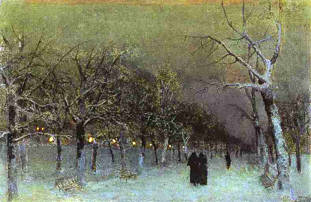 Boulevard in the Evening: 1883