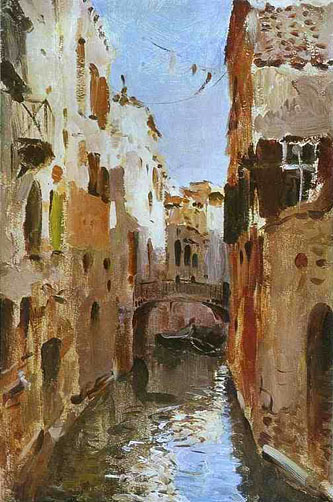 Canal In Venice: 1890