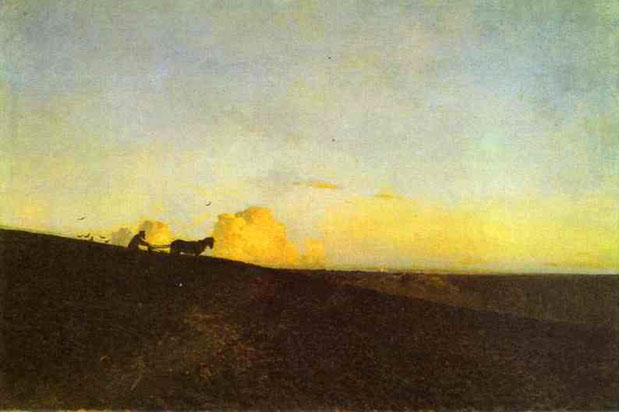 Evening in the Field: 1883