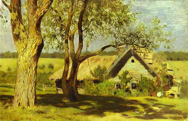 House With Broom, Trees: 1880