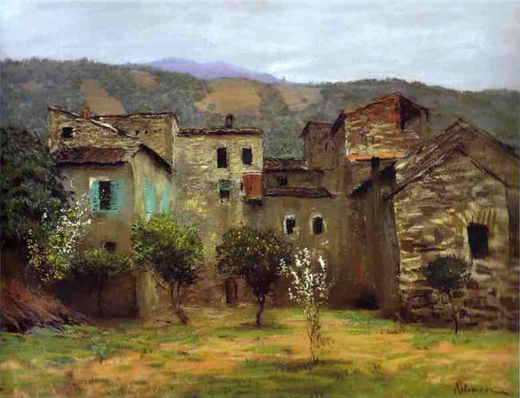 In the Vicinity of Bordiguera, in the North of Italy: 1890