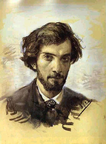 Isaac Levitan Self Portrait: 1880