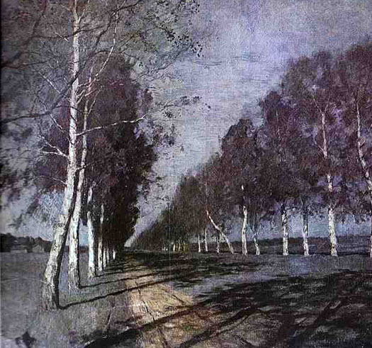 Moonlit Night, A Village: 1897