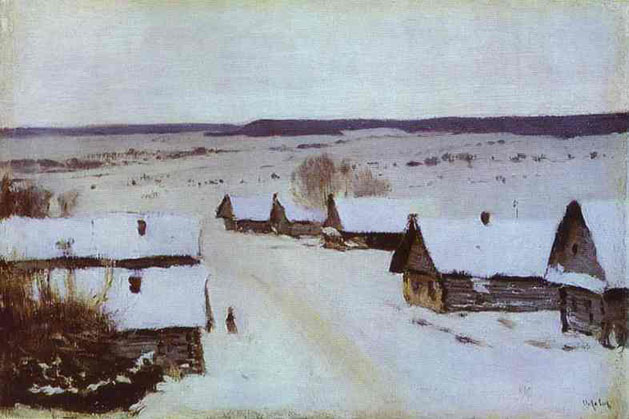 Village in Winter: 1878
