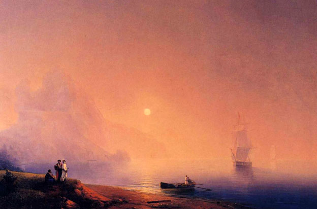 Crimean Tartars on the Sea Shore: 1850