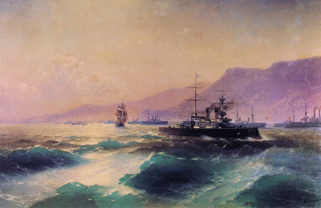 Gunboat off Crete: 1897