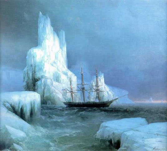 Icebergs: ca 1850-80