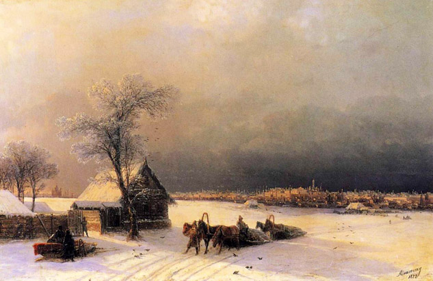 Moscow in Winter from the Sparrow Hills: 1872