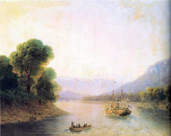 River Rioni, Georgia: ca 1870-80