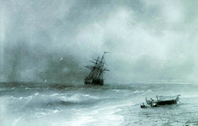 Rough Sea: 1844