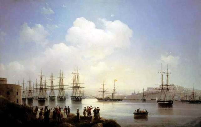 Russian Squadron on the Raid of Sevastopol: 1846