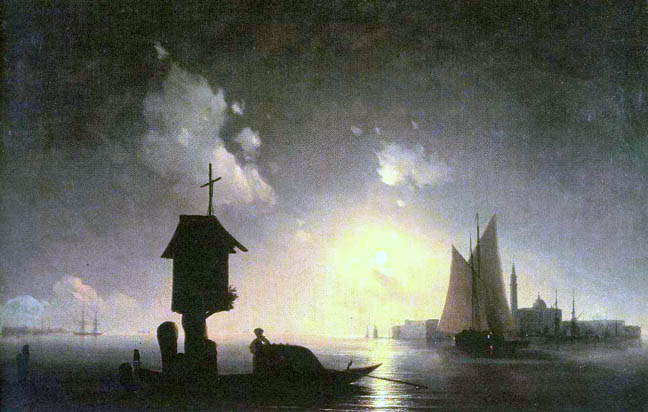 Sea View with Chapel: 1845