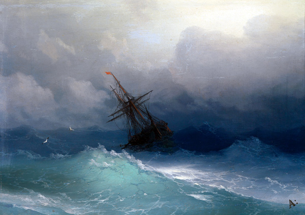 Ship on Stormy Seas: Date Unknown