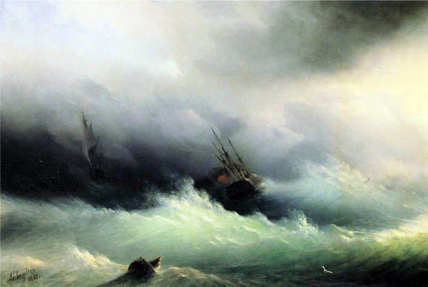 Ships in a Storm: 1860
