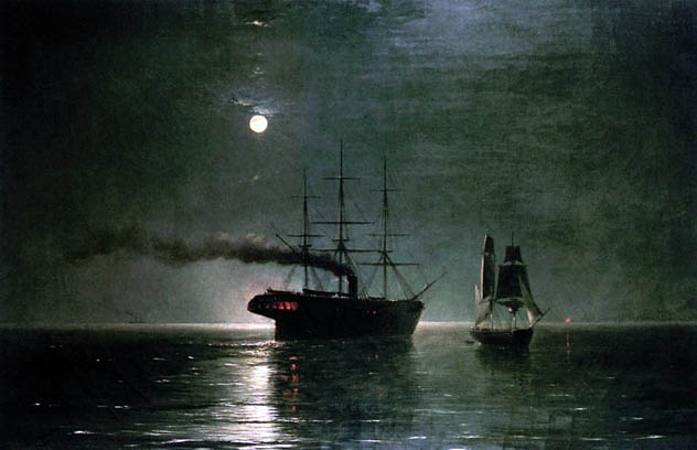 Ships in the Stillness of the Night: 1888