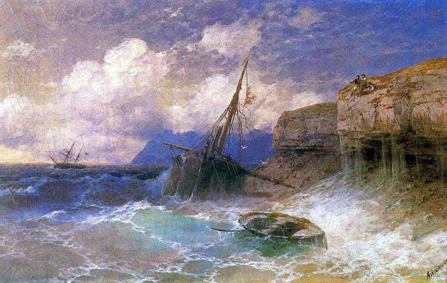 Tempest by the Coast of Odessa: 1898