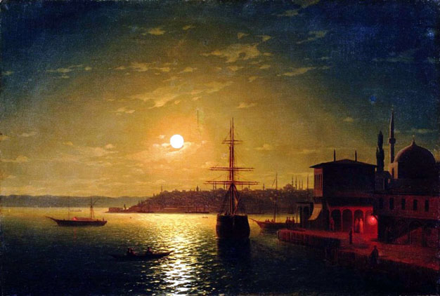 The Bay Golden Horn, Turkey: 1845