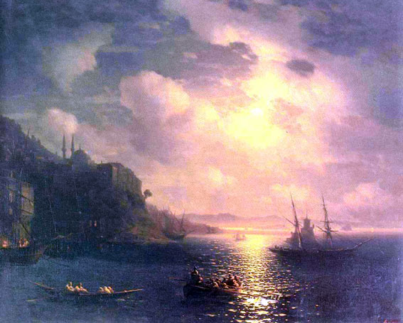 The Bay Golden Horn in Istanbul: 1872