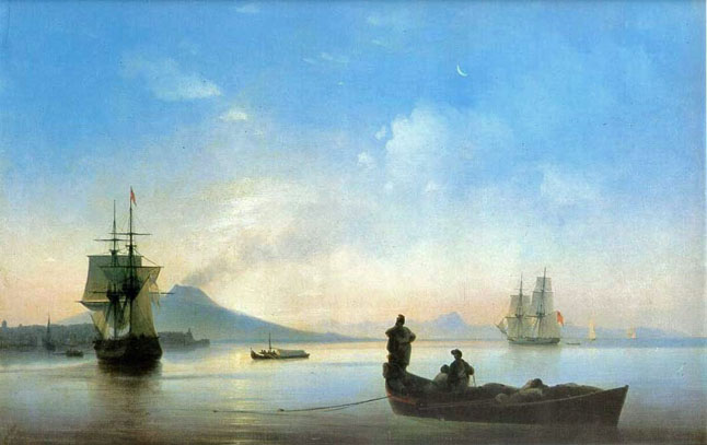 The Bay of Naples on a Morning: 1843