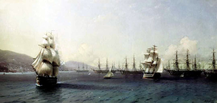 The Black Sea Fleet in Feodosiya: 1839