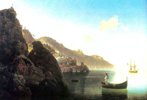 The Coast at Amalfi: 1841