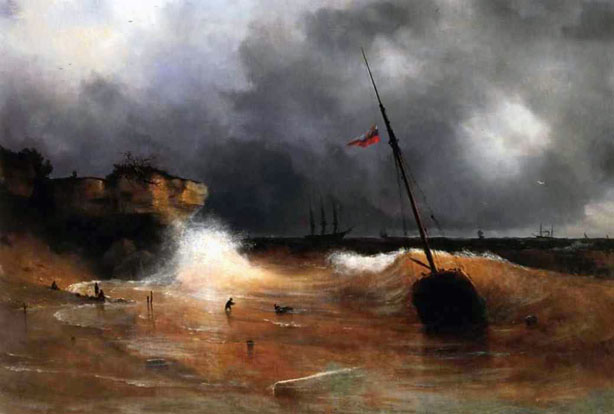 The Gale on Sea is Over: 1839