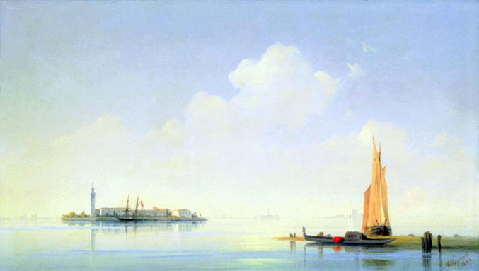 The Harbor of Venice, the Island of San-Georgio: 1844