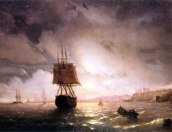 The Harbor of Odessa on the Black Sea: 1852