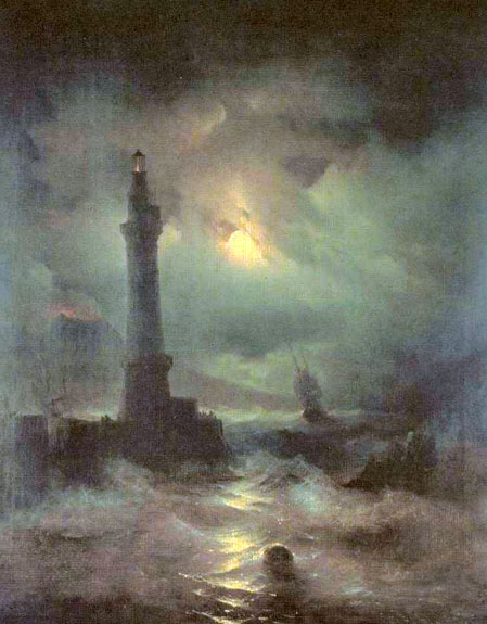 The Lighthouse of Naples: 1842
