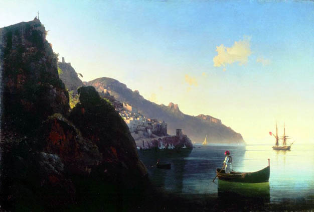The Seashore of Amalfi: 1841