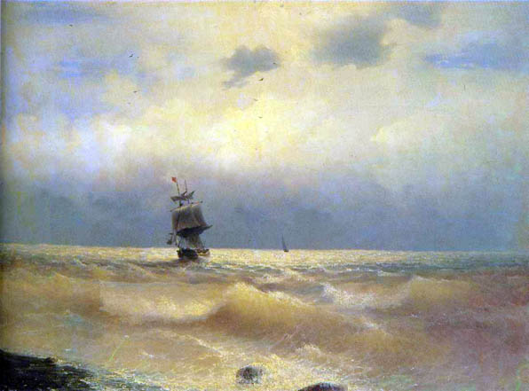 The Ship near the Coast: ca 1880-90