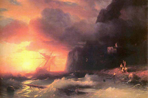 The Shipwreck near Mountain of Aphon: 1856