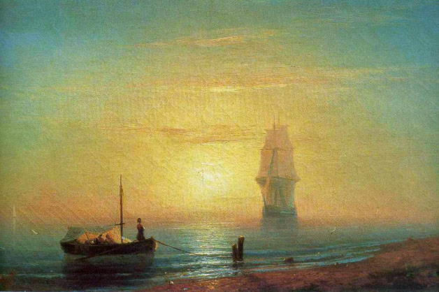 The Sunset on Sea: 1848