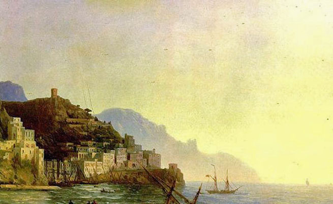 View of Amalfi: 1843