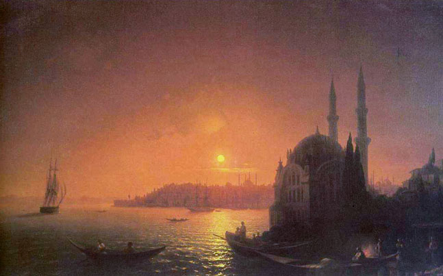View of Constantinople by Moonlight: 1846