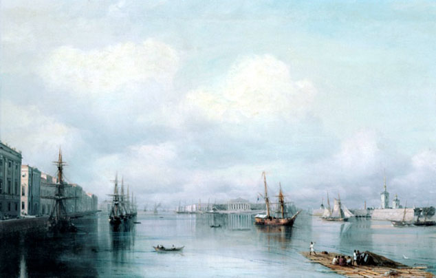 View of Saint Petersburg: 1888