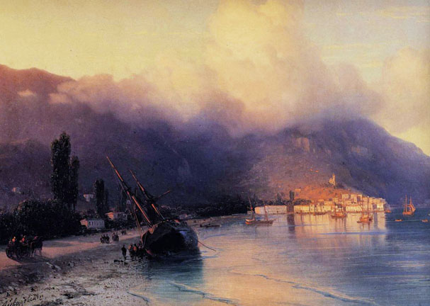 View of Yalta (Detail): 1867