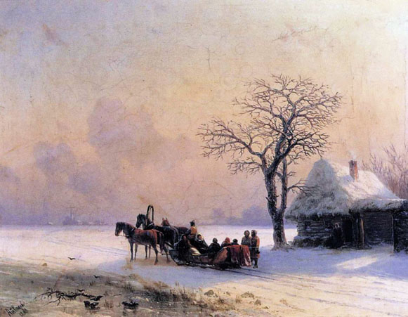 Winter Scene in Little Russia: 1868