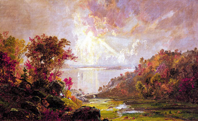 Artist Painting the Hudson: 1872