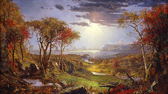 Autumn on the Hudson River: 1860