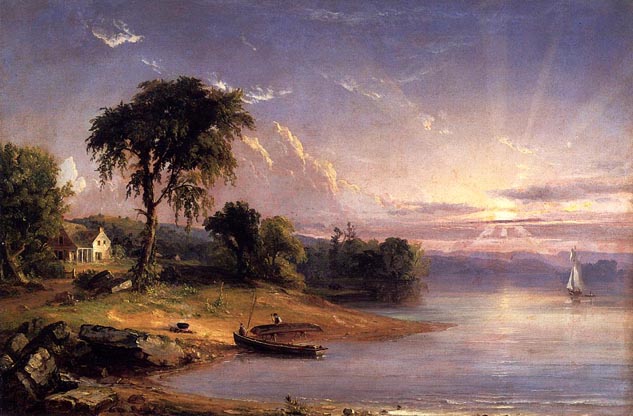 Boat Caulking on Greenwood Lake: 1852