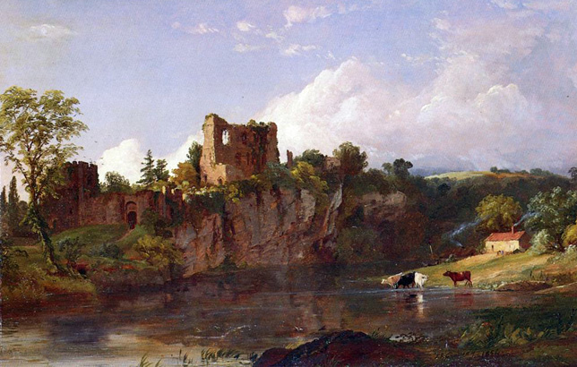Chepstow Castle on the Wye: 1854