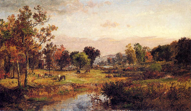 Farm Along the River: 1889