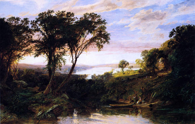 Hudson River View, Summer: 1872