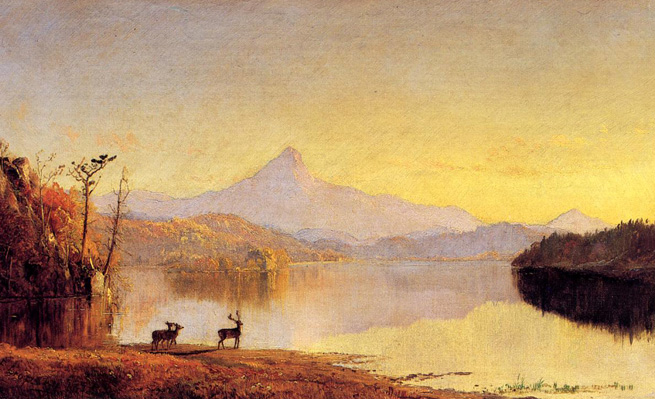 Lake Scene Mount Chocorua: 1875