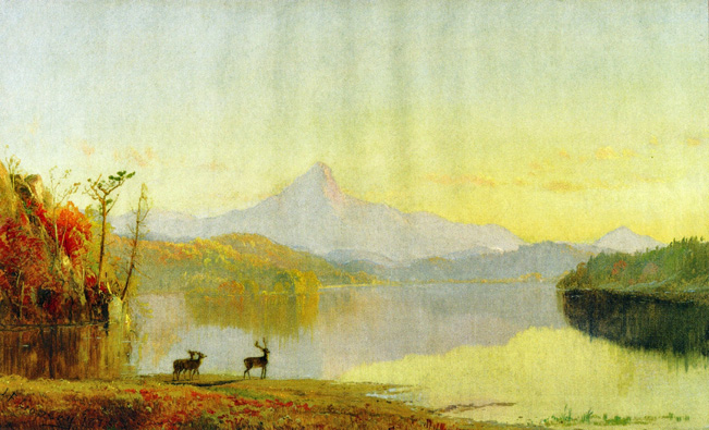 Lake near Mount Chocorua: 1875