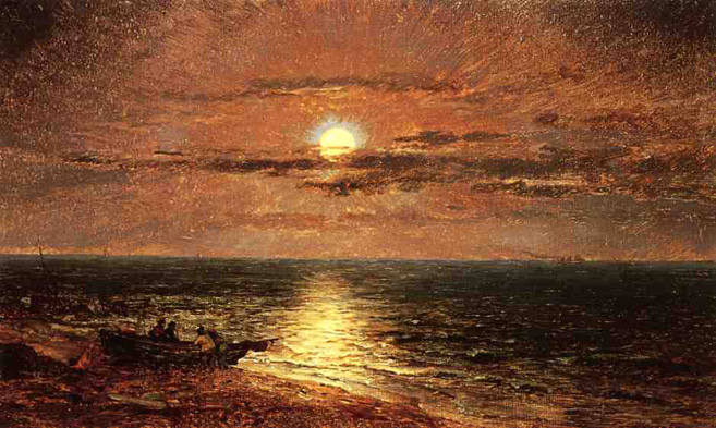 Moonlit Seascape: 1870