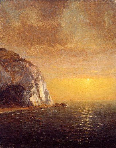 Rowing at Sunset: 1873