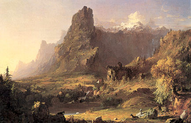 Rugged Mountain Scene (Italian): 1847